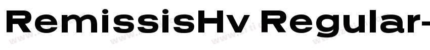 RemissisHv Regular字体转换